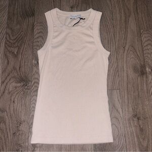NWT Michaels Stars Nola Ultra Rib Tank in Stucco Size S